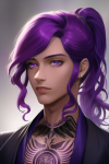  masterpiece portrait, detailed, high quality, realistic, 1boy, angel, purple hair, purple eye...png